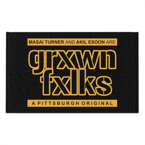 Grxwn Fxlks | Rally Towel (Black)