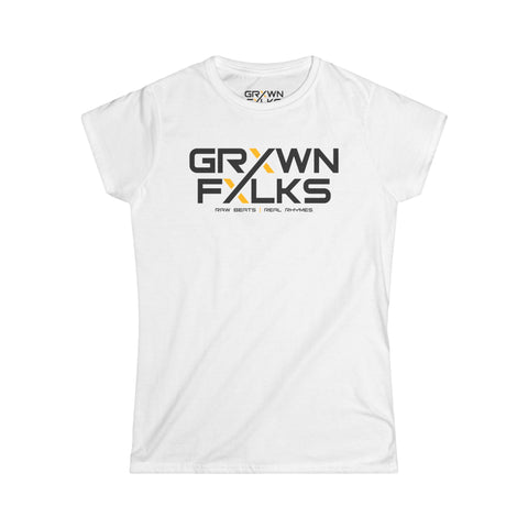 Grxwn Fxlks | Women's Logo Tee (White)